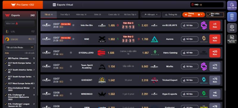 Luật chơi cá cược CSGO Luật chơi cá cược CSGO