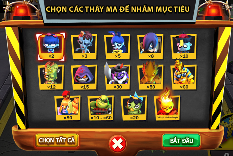 mẹo chơi Zombie Party mẹo chơi Zombie Party